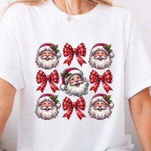 Christmas Cotton Tee, Holiday Xmas Shirt, Festive Unisex Tshirt